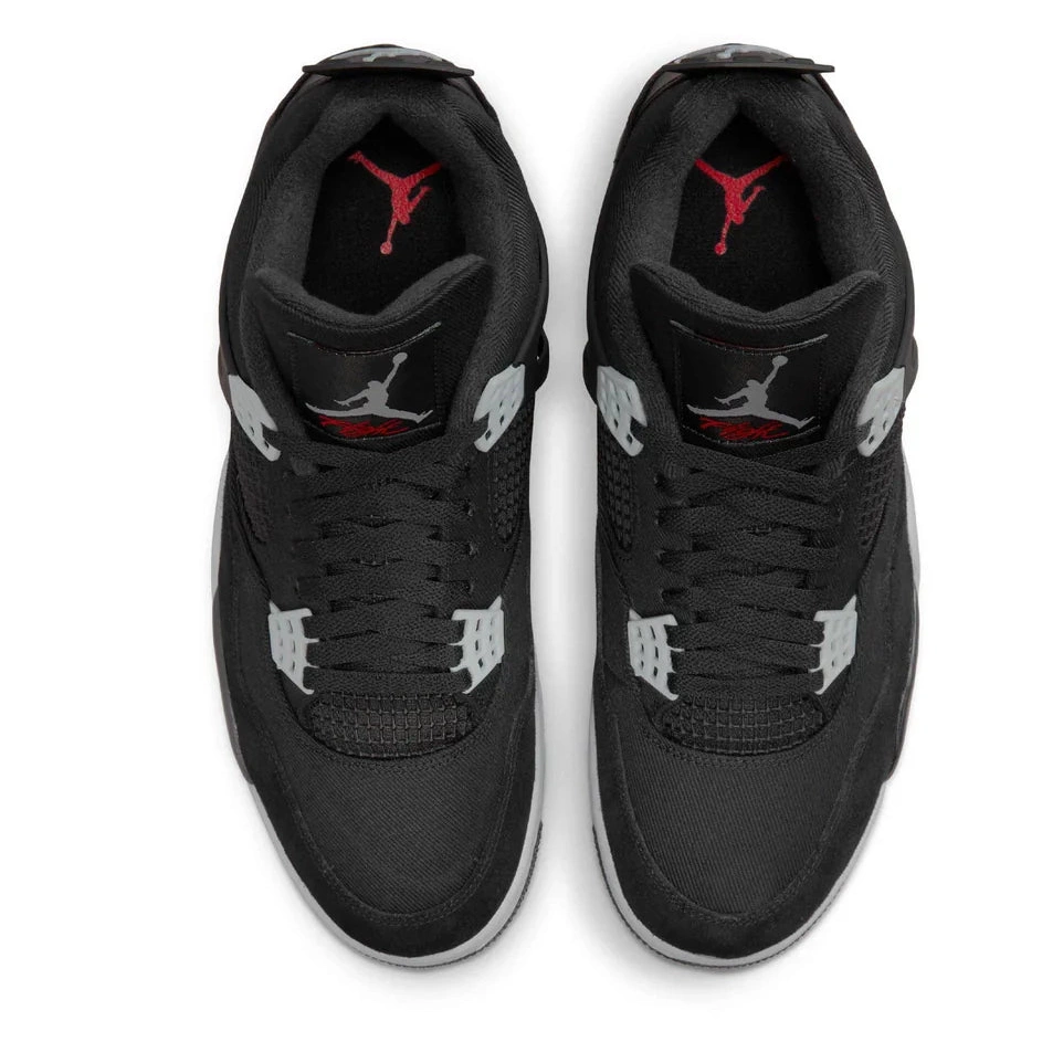 Canvas Air Retro SE Jordan Black 4 0607